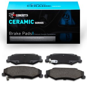Cadillac XLR Brake Pads - Rear - R1 Concepts - Ceramic - `97-`13